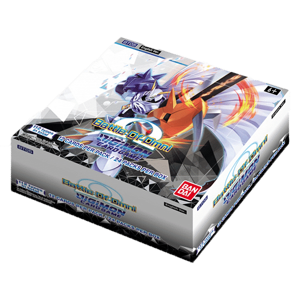 Boîte de 24 boosters BT05 Battle of Omni – Digimon Card Game
