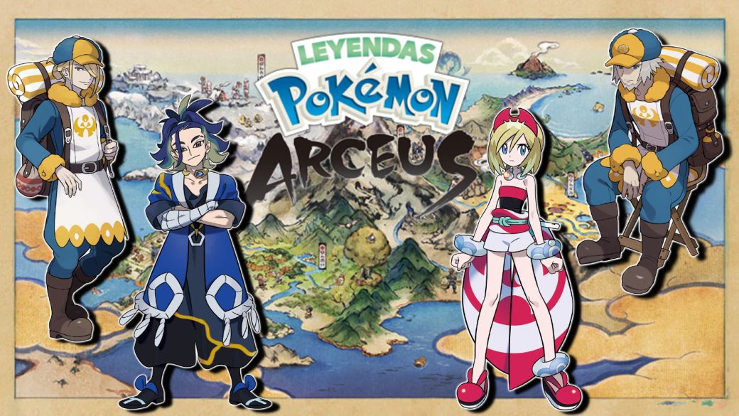 Map Pokemon legends Arceus